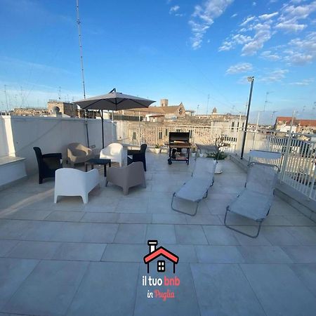 Ferienwohnung Casa Bianca Bnb,Big Terrace,10 Min Airport Beaches Bitonto Exterior foto