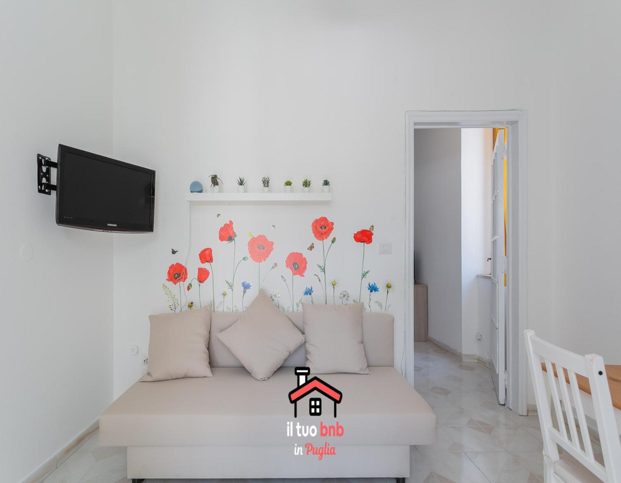 Ferienwohnung Casa Bianca Bnb,Big Terrace,10 Min Airport Beaches Bitonto Exterior foto